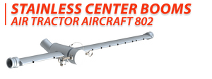 STAINLESS CENTER BOOMS Air Tractor 802
