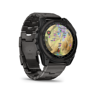 D2™ Mach 2 – 51 mm Carbon Gray DLC Titanium with Vented Titanium Bracelet