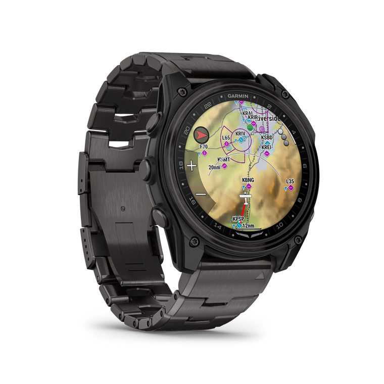 D2™ Mach 2 – 51 mm Carbon Gray DLC Titanium with Vented Titanium Bracelet