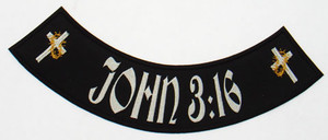 John 3:16 - Christian Embroidered Patch 