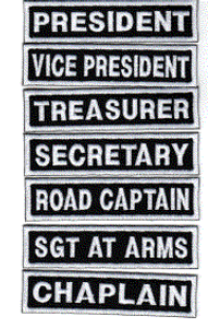 Officer Titles (White)