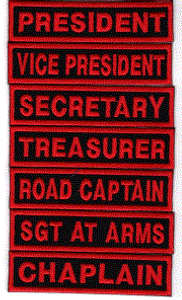 Officer Titles (Red)