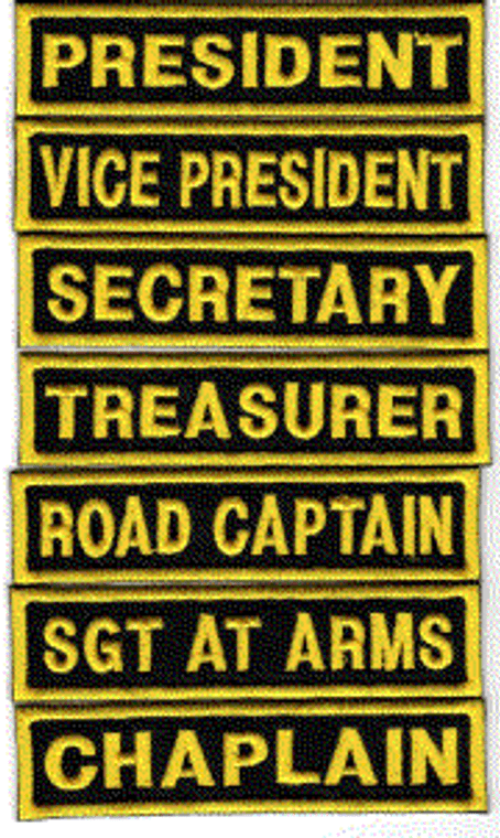 Officer Titles (yellow)