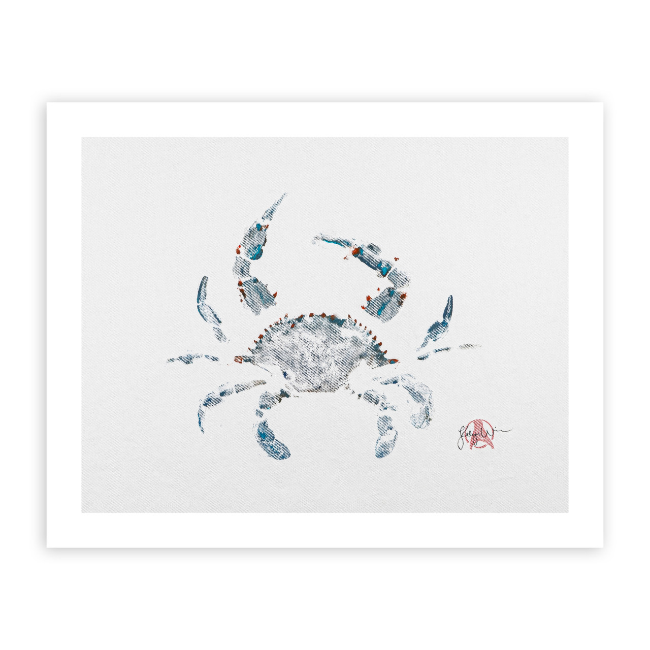 blue crab stencil