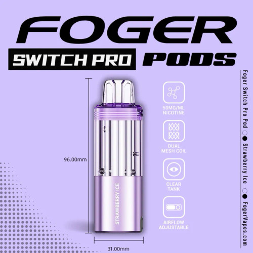 Strawberry Ice- FOGER SWITCH PRO REFILL 30K
