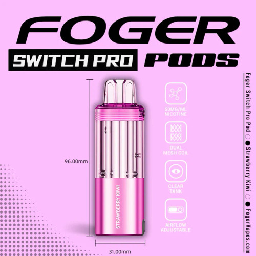 Strawberry Kiwi- FOGER SWITCH PRO REFILL 30K