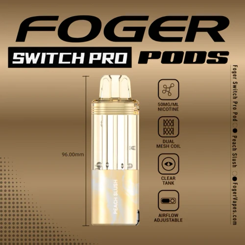 Peach Slush- FOGER SWITCH PRO REFILL 30K
