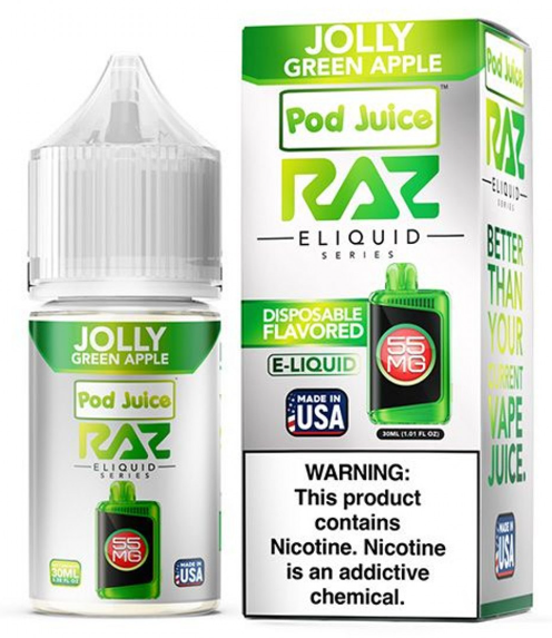 Jolly Green Apple RAZ Salts 55mg