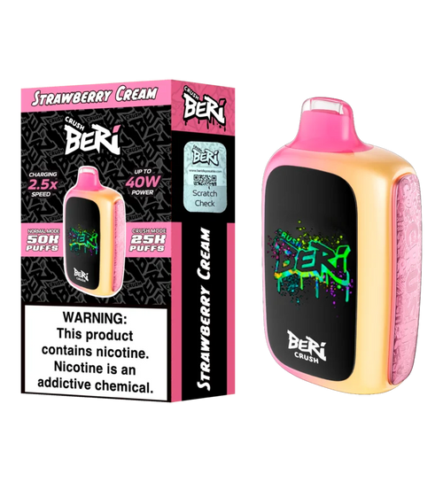 Strawberry Cream- BERI CRUSH- 50000 puffs