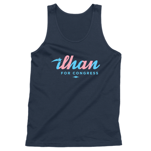 Ilhan Omar Trans (Unisex Navy Tank)
