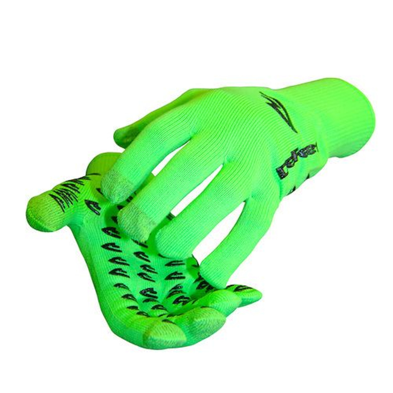 DeFeet Duraglove ET Full Finger Gloves Hi-Vis Green L