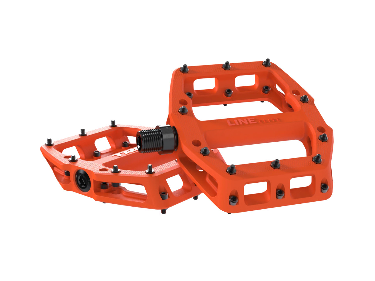 Trek Line Elite Flat Pedal Set Black Roarange 