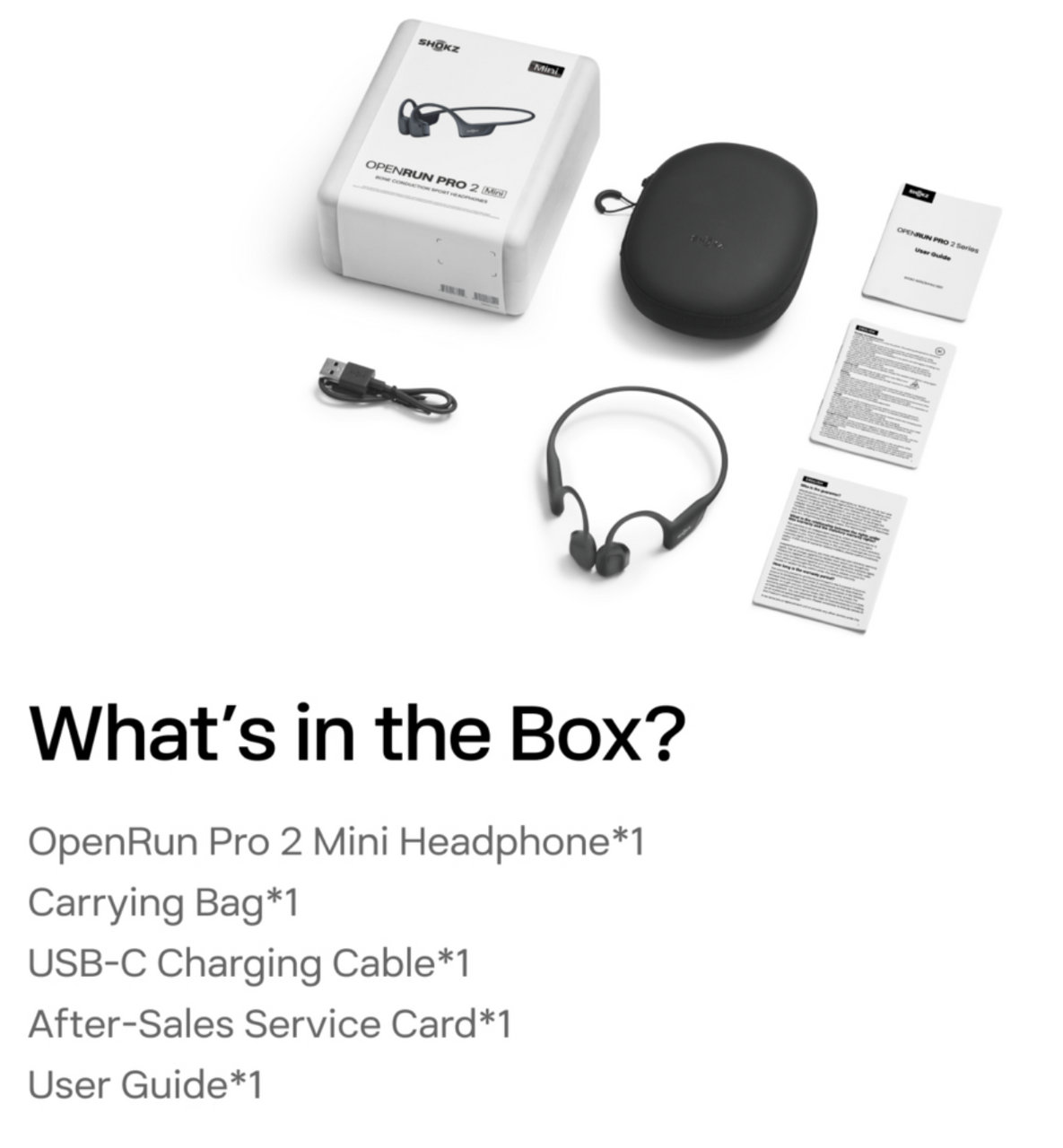 SHOKZ OpenRun PRO 2 MINI Grey