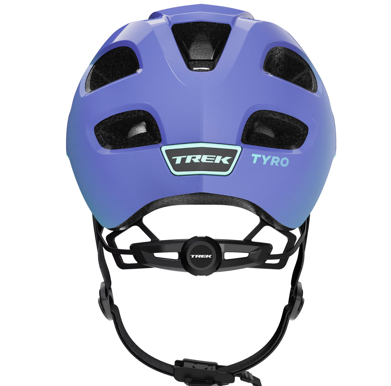 Trek Tyro Youth Bike Helmet Aloha Green/UltraViolet ; Finish / Gloss