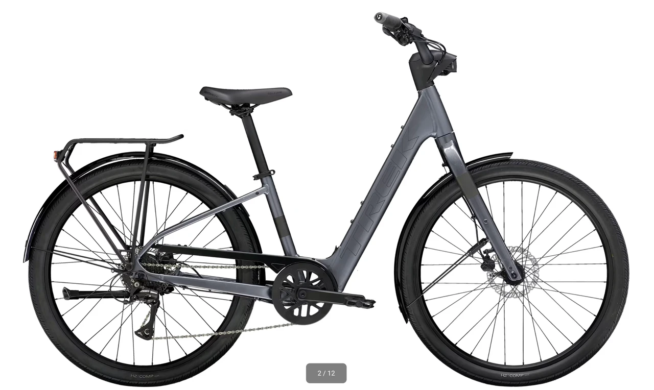 Trek 2026  Verve+ 1 LT Lowstep  Galactic Grey Small