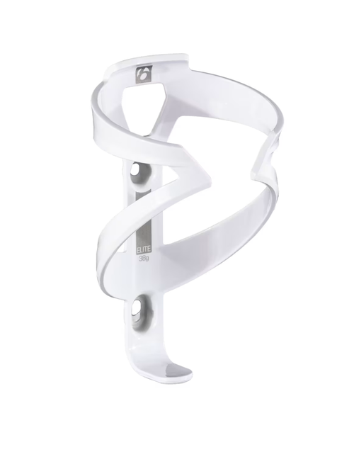 Bontrager Elite Recycled Water Bottle Cage Colour / White ; Finish / Gloss
