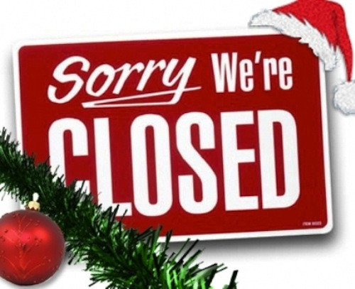 Closed for Christmas