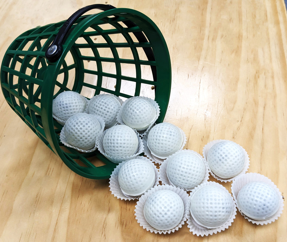 Golf Ball Cake Balls  Golf cake, Golf ball cake, Cake balls