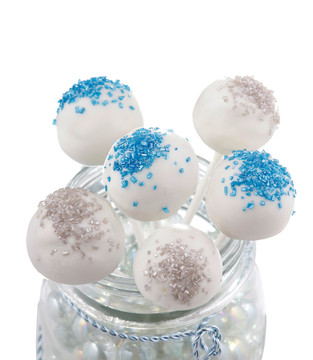 Sparkle cake pops