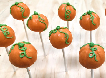 1 dozen Pumpkin Cake Pops 