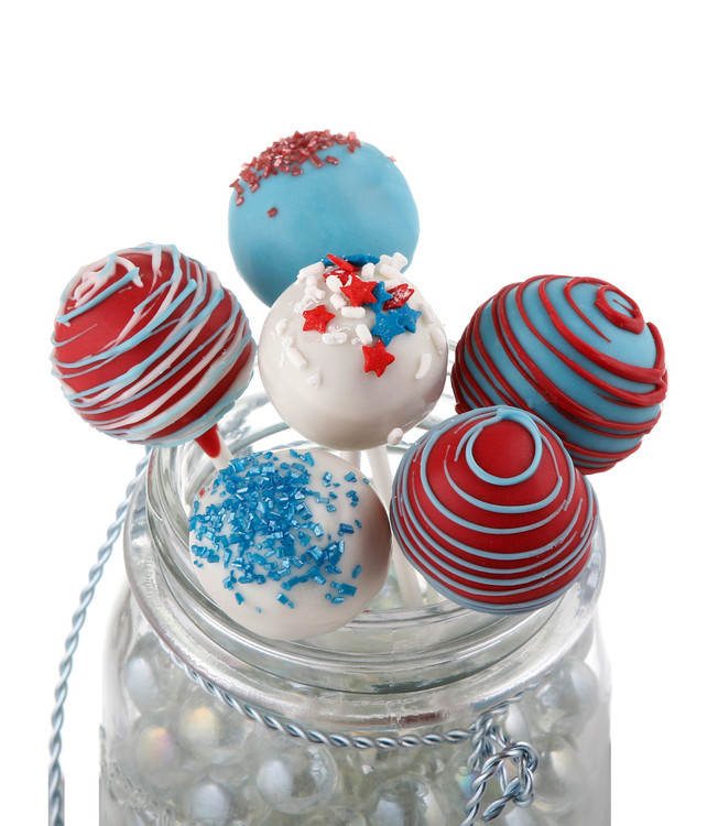 Fourth of July cake pops