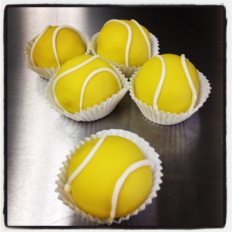 1 dozen Tennis Ball Cake Bites