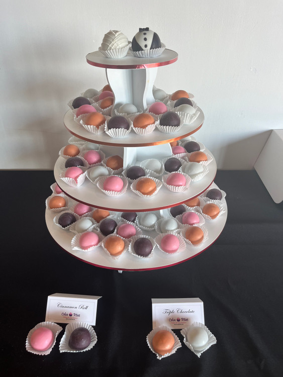 1 large set Bride and Groom Cake Balls