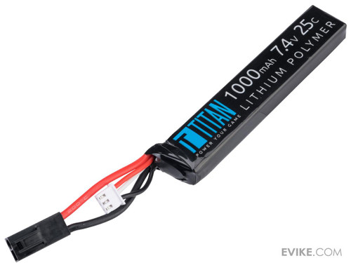 Titan LiPo 1000mAh 7.4v 25C Stick Tamiya