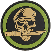 G-Force Skull &amp; Knife Commando PVC Morale Patch