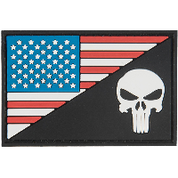 G-Force US FLAG with Punisher PVC Morale Patch