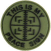 G-Force This Is My Peace Sign PVC Patch