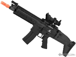 Cybergun x FN SCAR L Airsoft AEG Rifle (Color: Black / Gun Only)