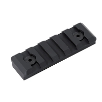 MLOK 5 SLOT ALUMINUM PICATINNY RAIL 2 PACK