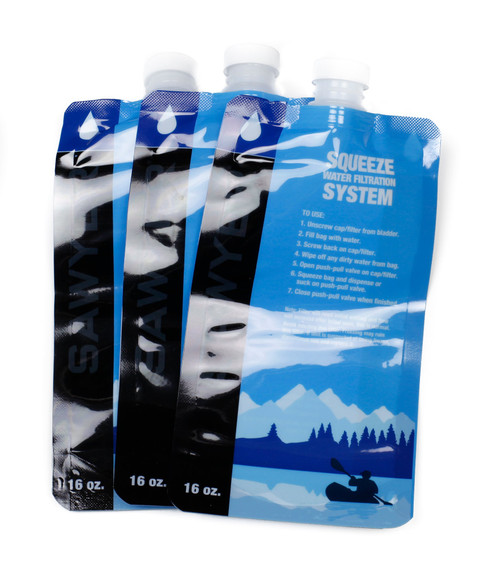 Sawyer 16oz Squeezable Hydration Pouch - Reusable - View 1