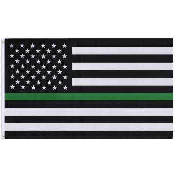 FLAGS THIN GREEN LINE INDOOR
