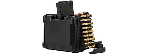 JG Golden Eagle MCR LMG 2600rd Drum Magazine w/ Belt