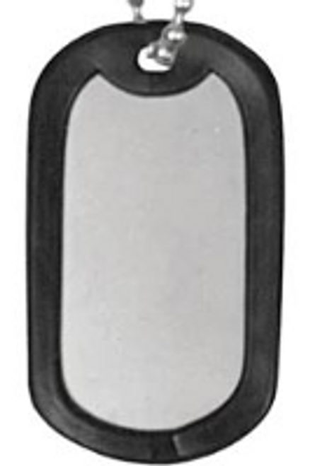 GI DOG TAG SILENCERS (2PC) BLACK GI DOG TAG SILENCERS (2PC) BLACK