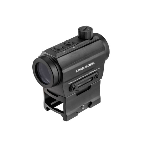 Lancer Tactical Red/Green Dot Reflex Sight with Riser - View 1