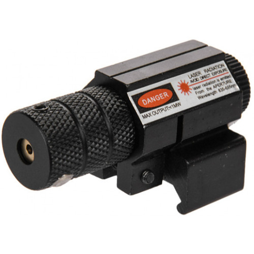 Lancer Tactical Metal Compact Red Laser - Black - View 1