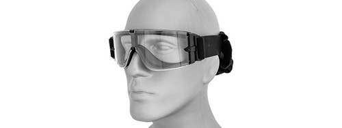 Lancer Tactical CA-231B Airsoft Goggles - Clear Lens - View 1
