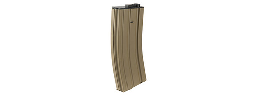 Lancer Metal Mid-Cap M4/M16 AEG Magazine - Tan - View 1