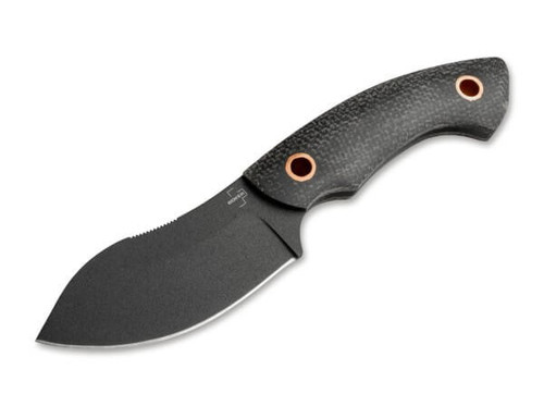 Boker Plus Nessmi Pro Black Fixed Blade Knife - View 1