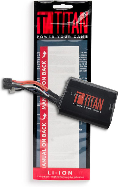 Titan 3000mAh 11.1V Li-Ion Brick Battery - T-Plug - View 1