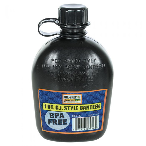1 Qt G.I. Style Canteen - BPA-Free Hydration - View 1