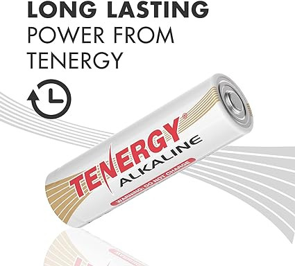Tenergy 1.5V AA Alkaline Batteries 10-Pack