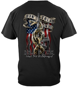 Erazor Bits 2A Don't Tread on Me Tattered Flag Shirt - View 1