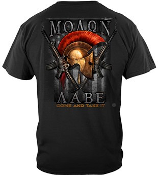 Erazor Bits 2A Molon Labe Graphic T-Shirt - View 1