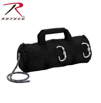 Rothco Black Stealth Rappelling Bag - Tactical Gear