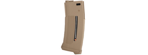 PTS Enhanced Polymer EPM1 250 Round Mid Cap Magazine for M4 M16 AEGs TAN
