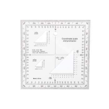 Rothco Coordinate Scale Protractor - Map Reading Tool